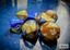 Polyhedral 7-Dice Set CHX26422 - Gemini Blue-Gold/White